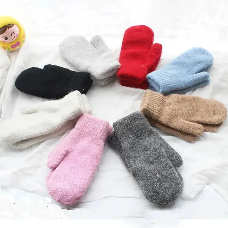 Cute Soft Fuzzy Warm Mittens (   more colors)