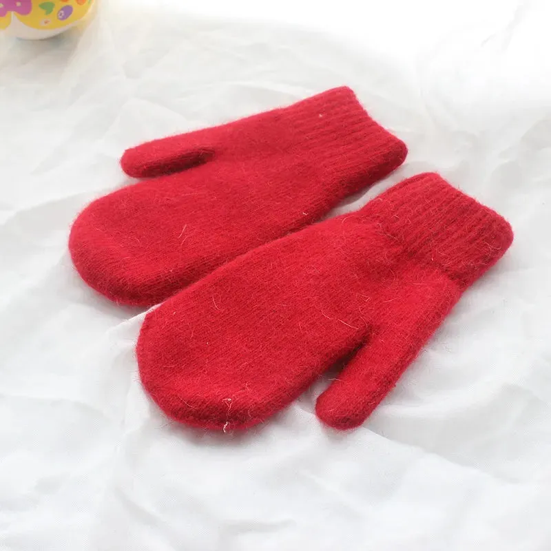 Cute Soft Fuzzy Warm Mittens (   more colors)