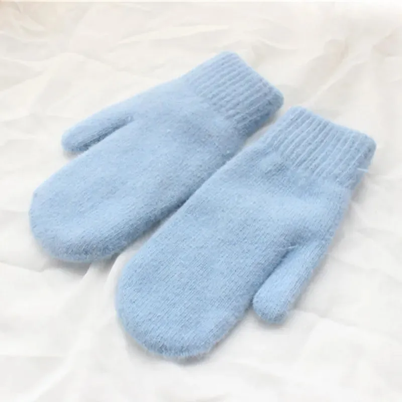 Cute Soft Fuzzy Warm Mittens (   more colors)