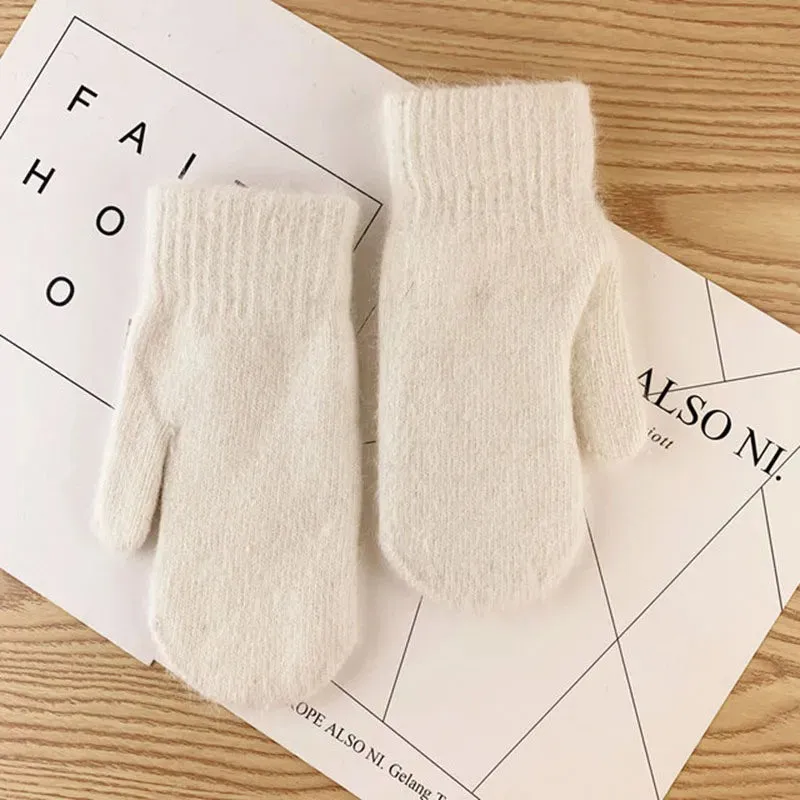 Cute Soft Fuzzy Warm Mittens (   more colors)