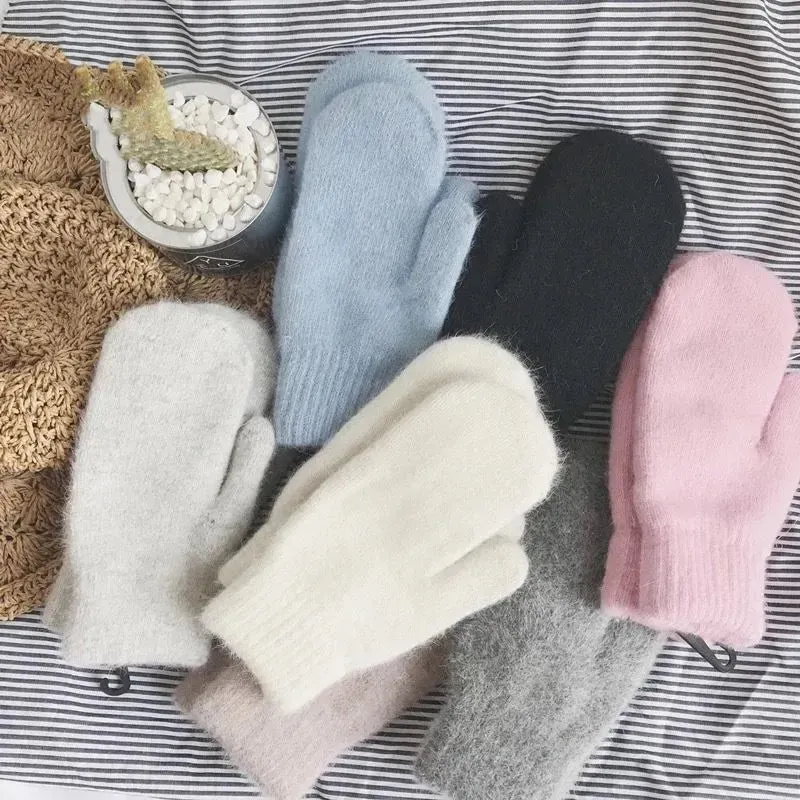 Cute Soft Fuzzy Warm Mittens (   more colors)