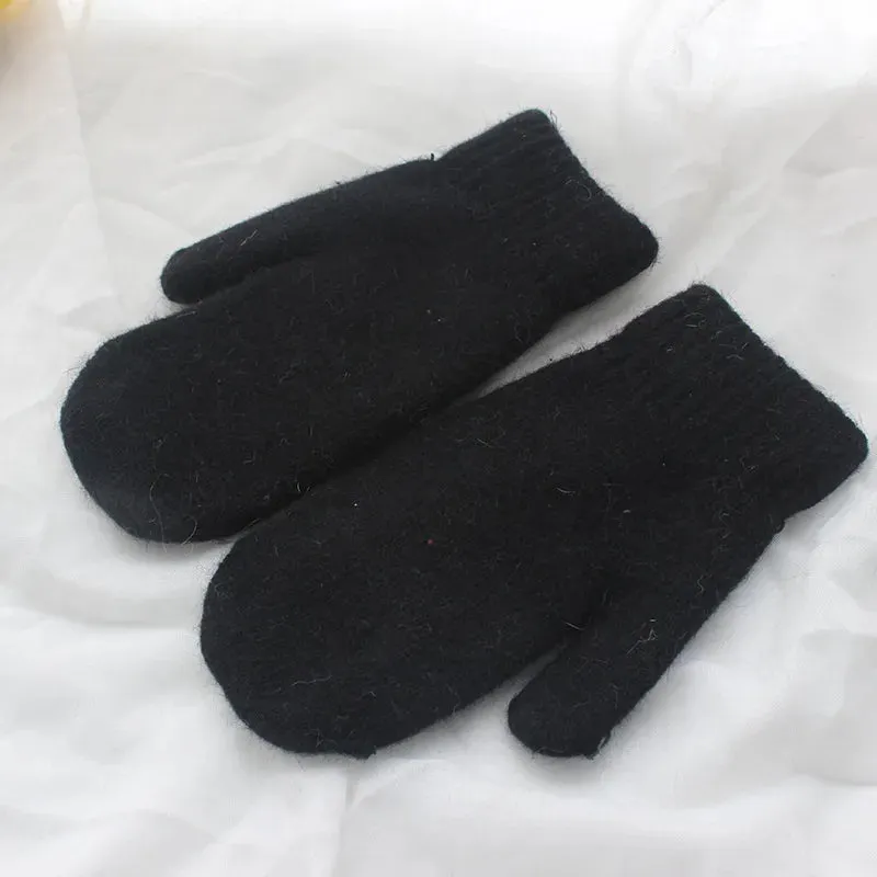 Cute Soft Fuzzy Warm Mittens (   more colors)