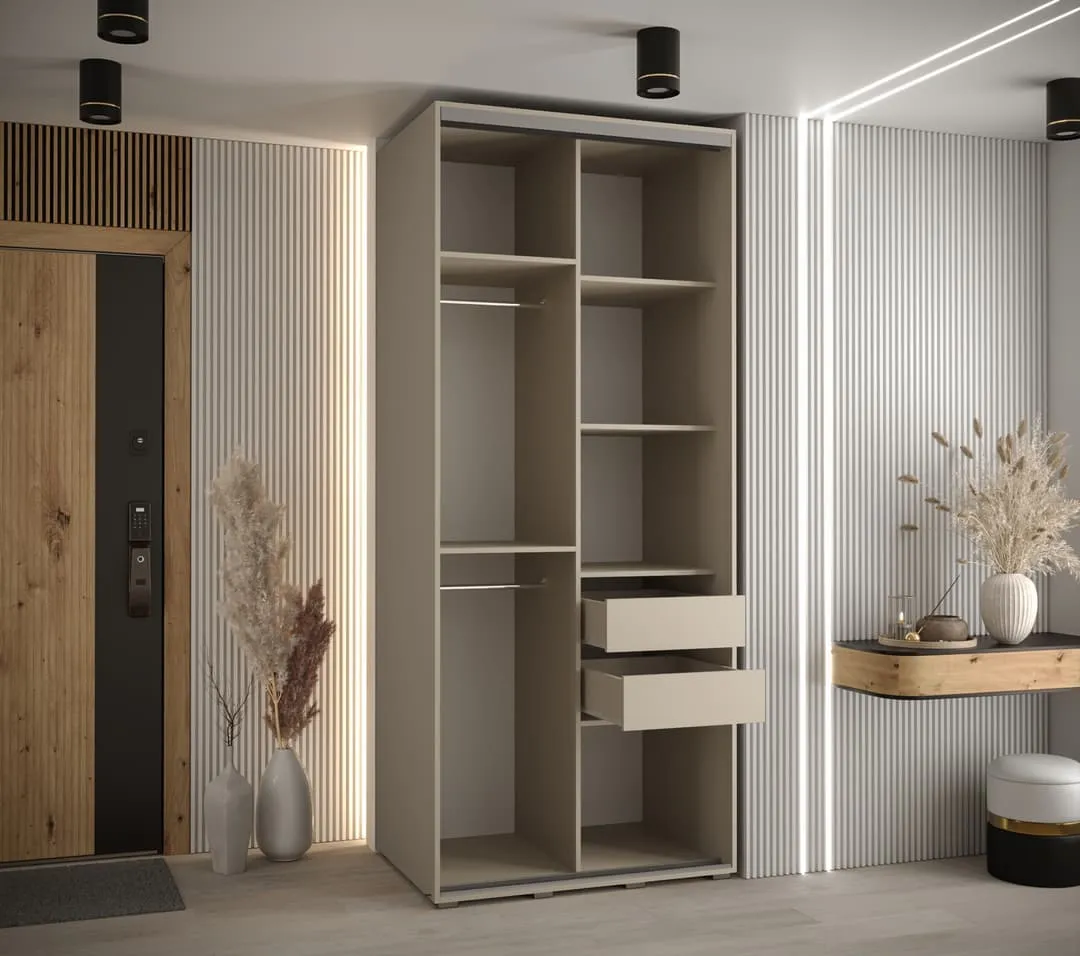 Dakota XI Sliding Door Wardrobe 120cm