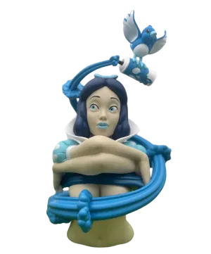 Dirty Snow- Ice Blue Vinyl Art Toy by Prime x Strangecat
