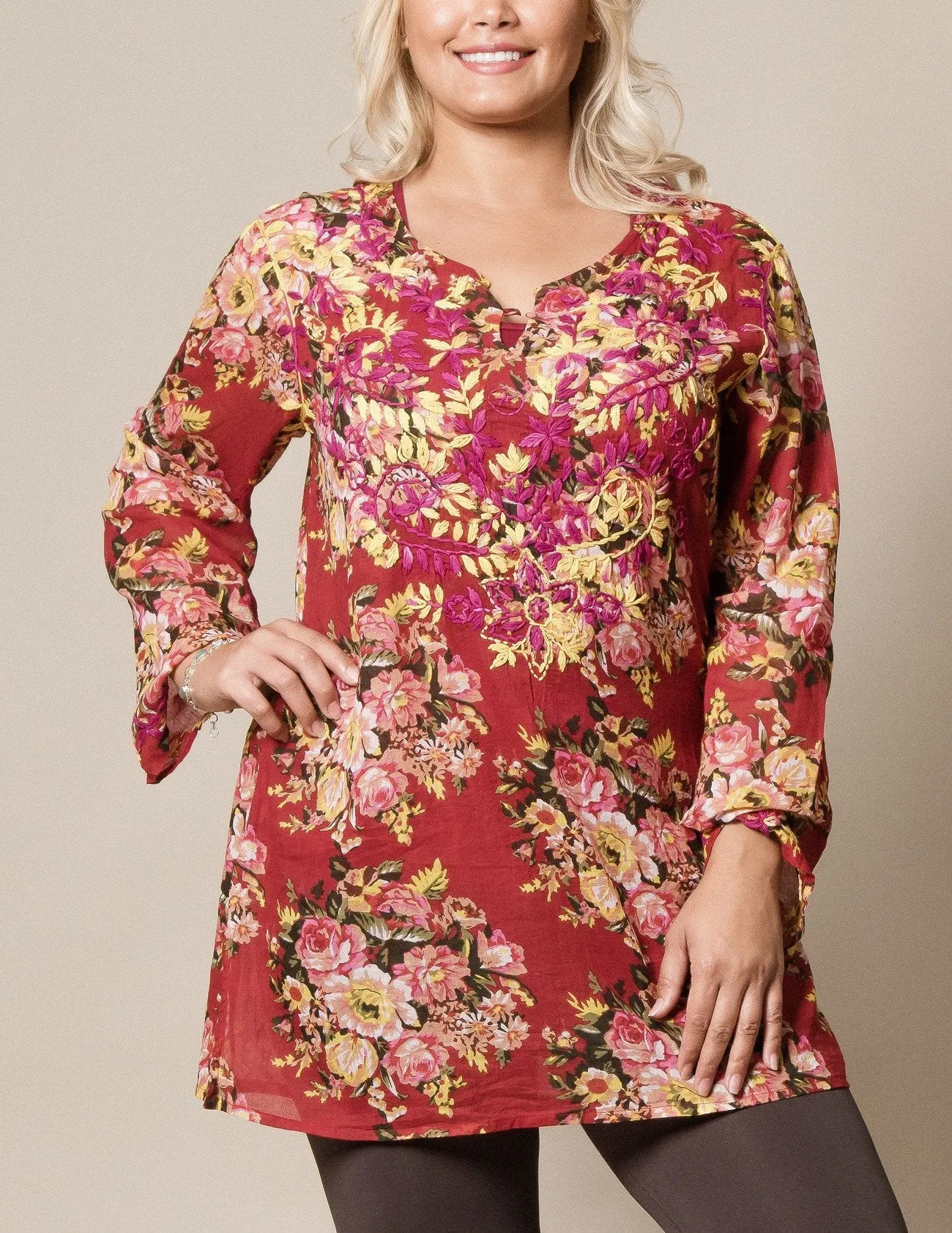 Divinity Rose Tunic - Plus Sizes