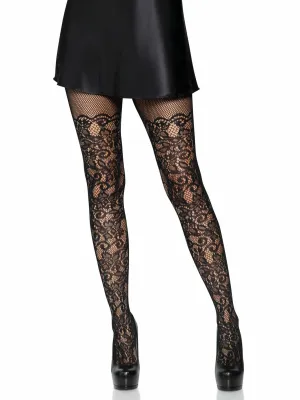 Floral Vine Tights