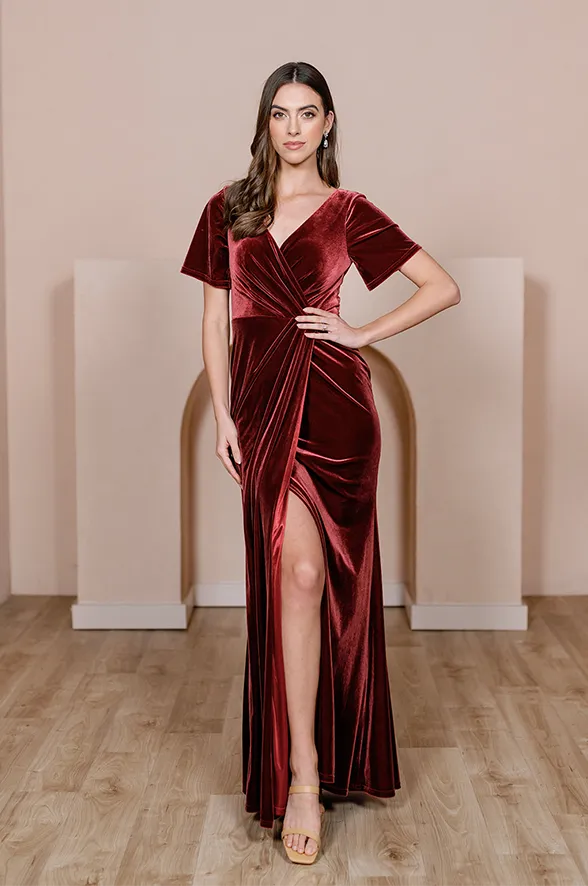 Giselle Velvet Dress | Made To Order