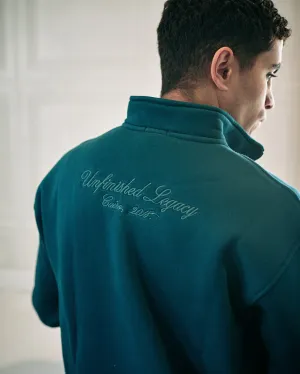 Green Quarter Zip