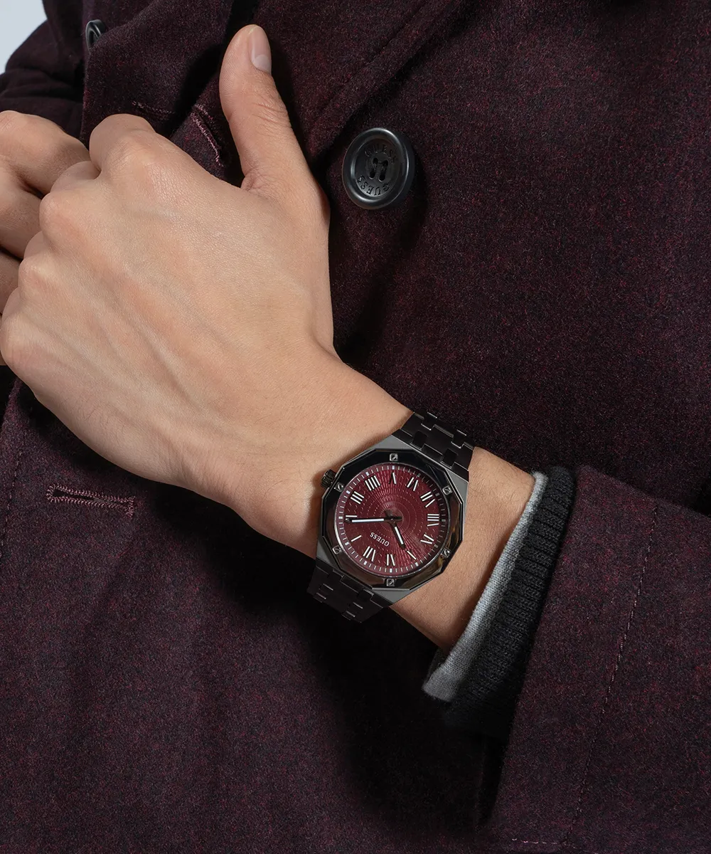 GUESS Mens Gunmetal Analog Watch
