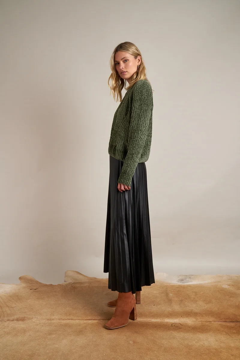 Gysette - Ida Chenille Jumper - Khaki