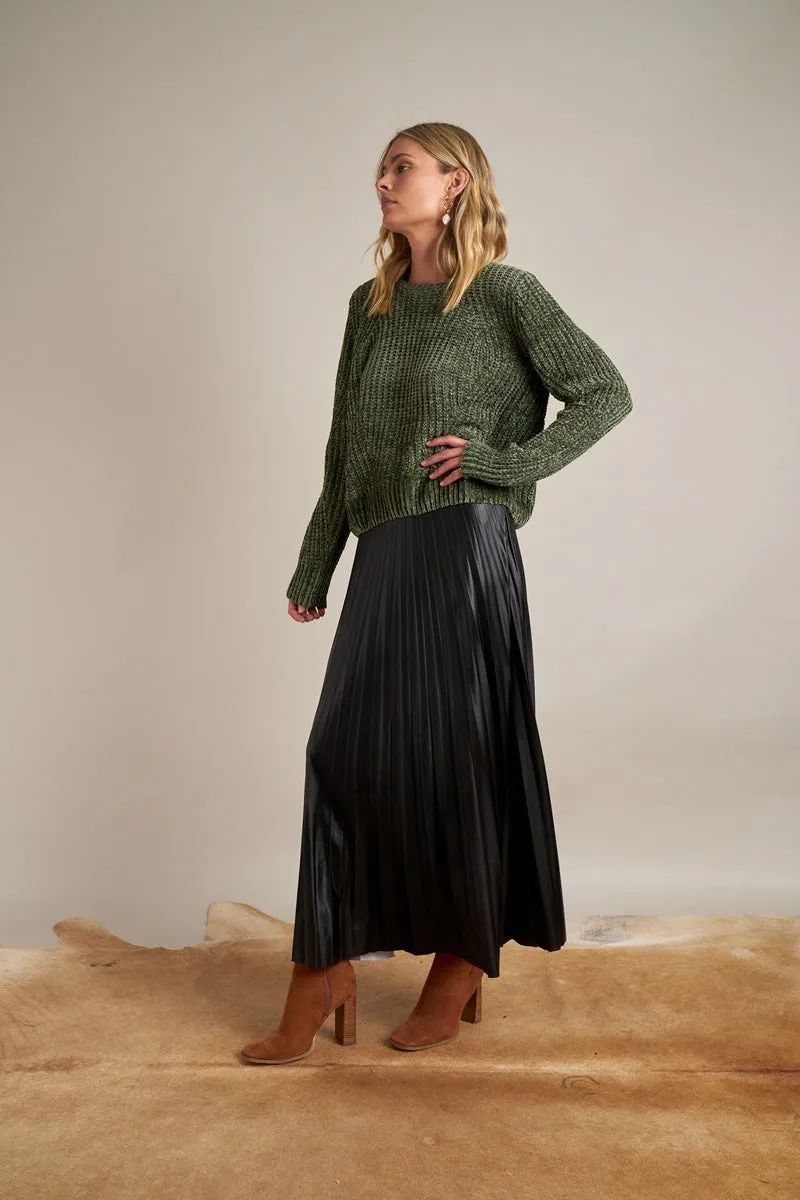 Gysette - Ida Chenille Jumper - Khaki