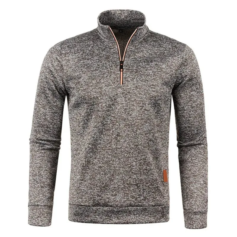 Half Zipper Pullover Turtleneck Streetwear