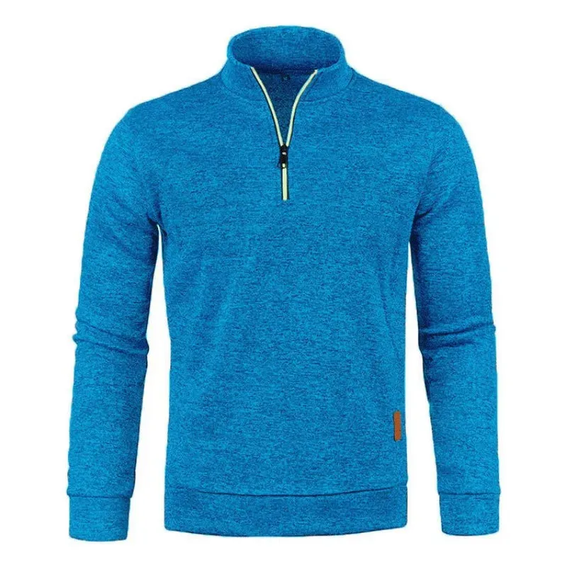 Half Zipper Pullover Turtleneck Streetwear