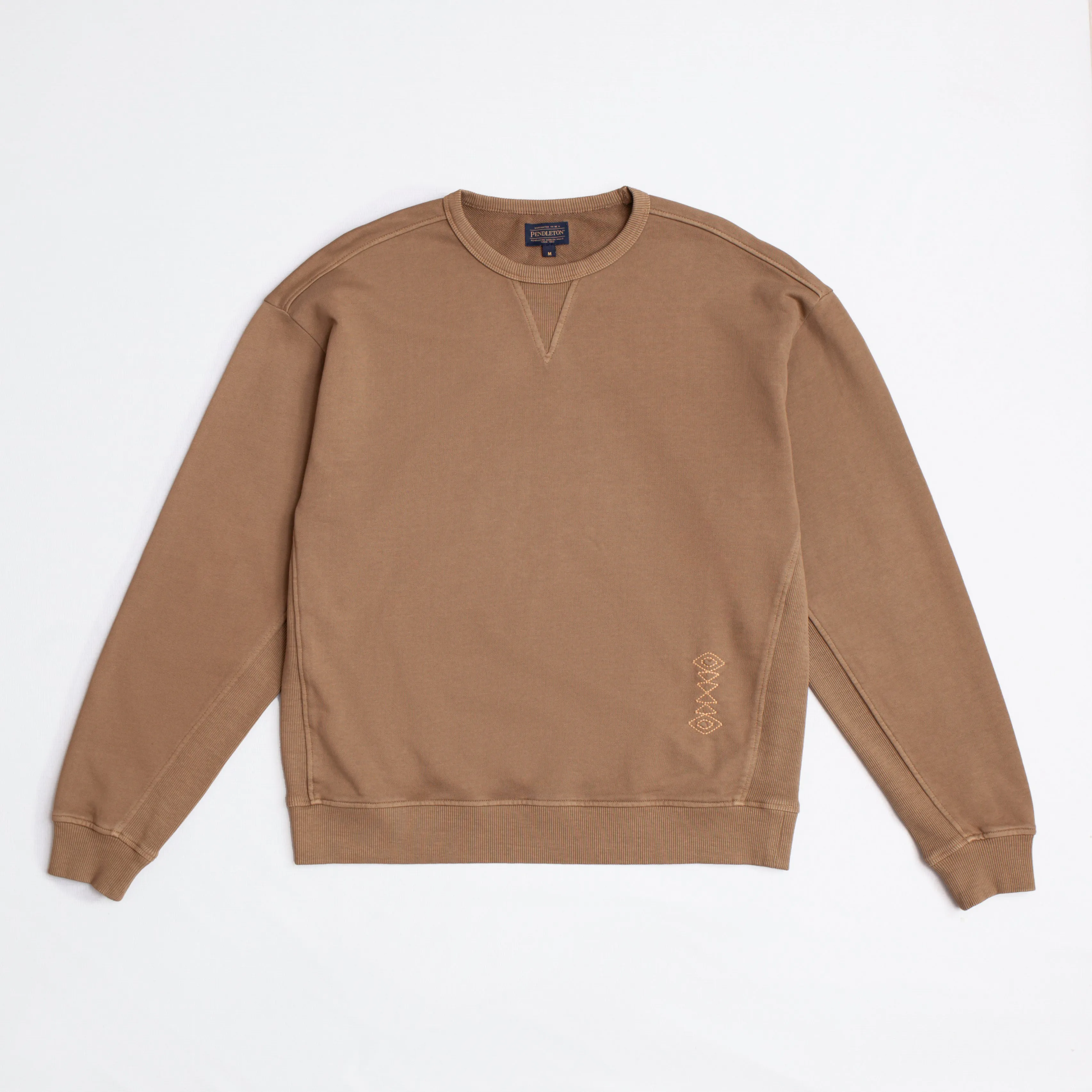 HARDING EMBRO SWEATSHIRT - KHAKI