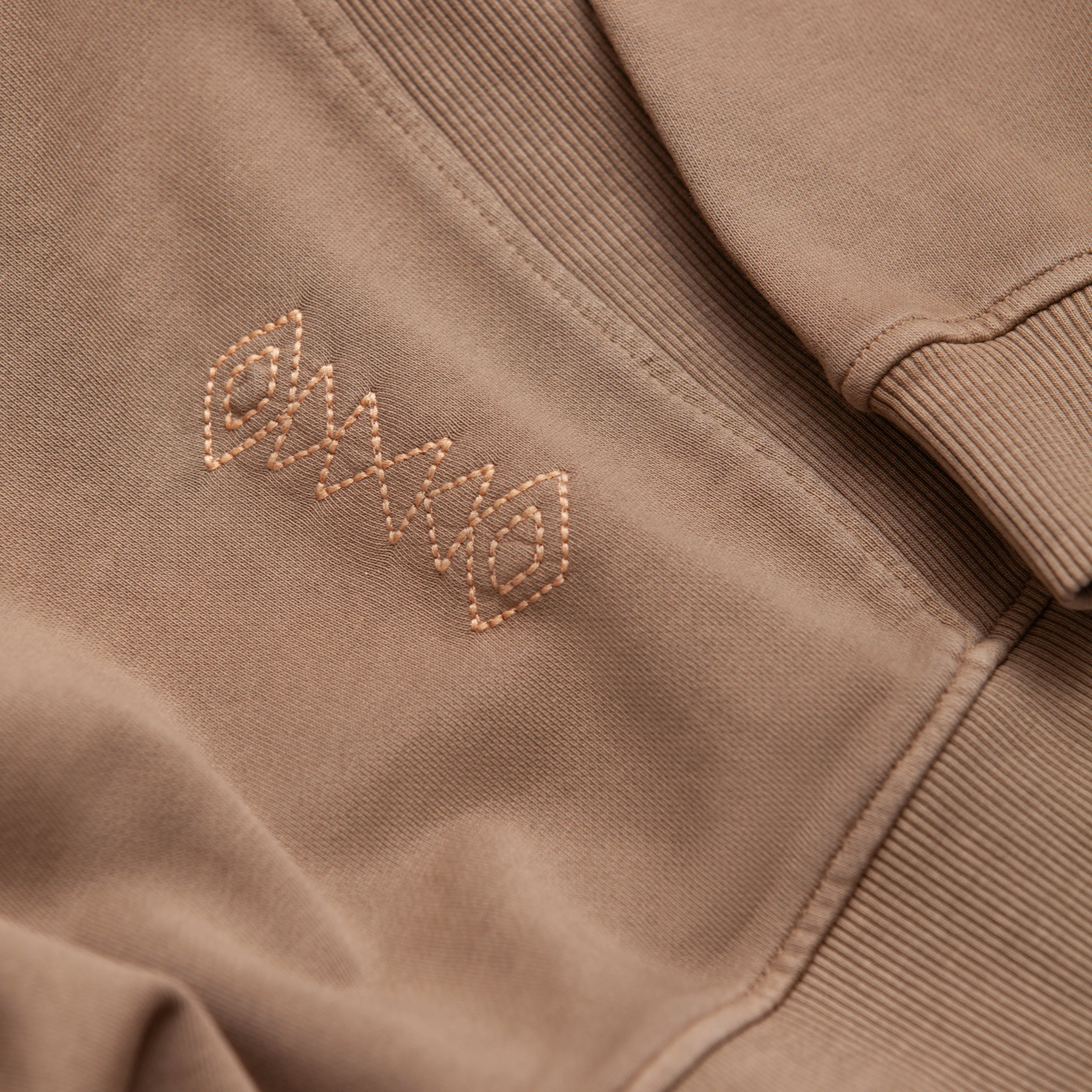 HARDING EMBRO SWEATSHIRT - KHAKI