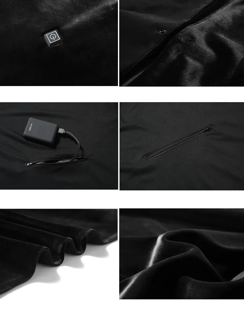 Heated Poncho - 9 Hours Warmth & Adjustable Comfort for Cold Seasons