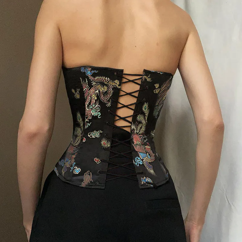 Hello FromThe Other Side Corset Top