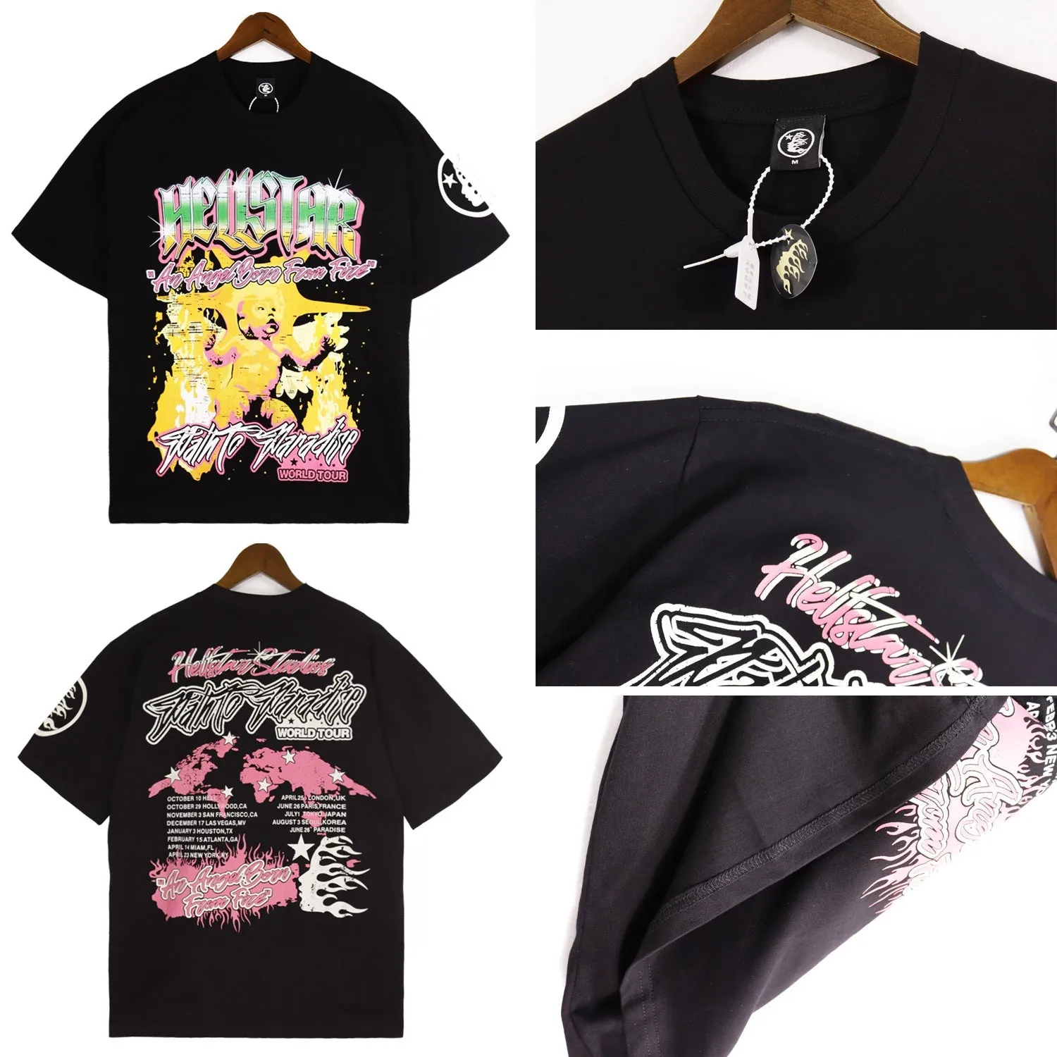 Hellstar T Shirt Angel Pure Cotton