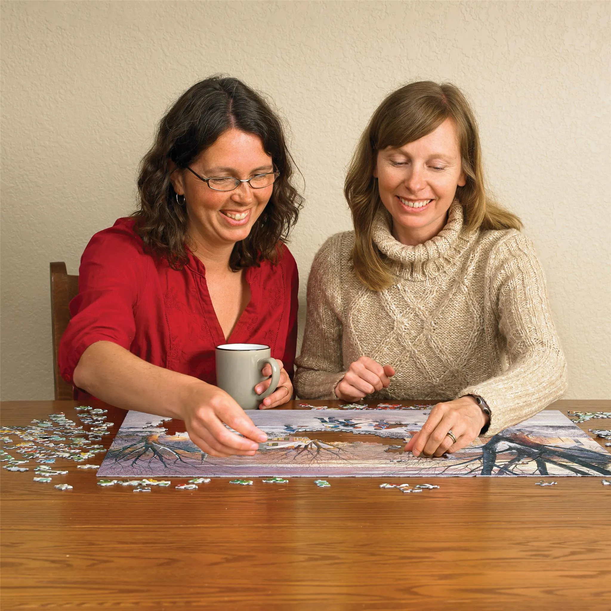 Hockey Pond Exclusive 1000 Piece Puzzle Cobble Hill