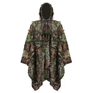 Hunting Ghillie Suit, 3D Leafy Camo Suit Military and Shooting Accessories Tactical Gear Clothing for Airsoft, Wildlife Photography Halloween