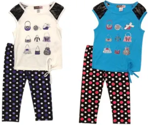 infant short sleeve tunic set - purse Case of 24