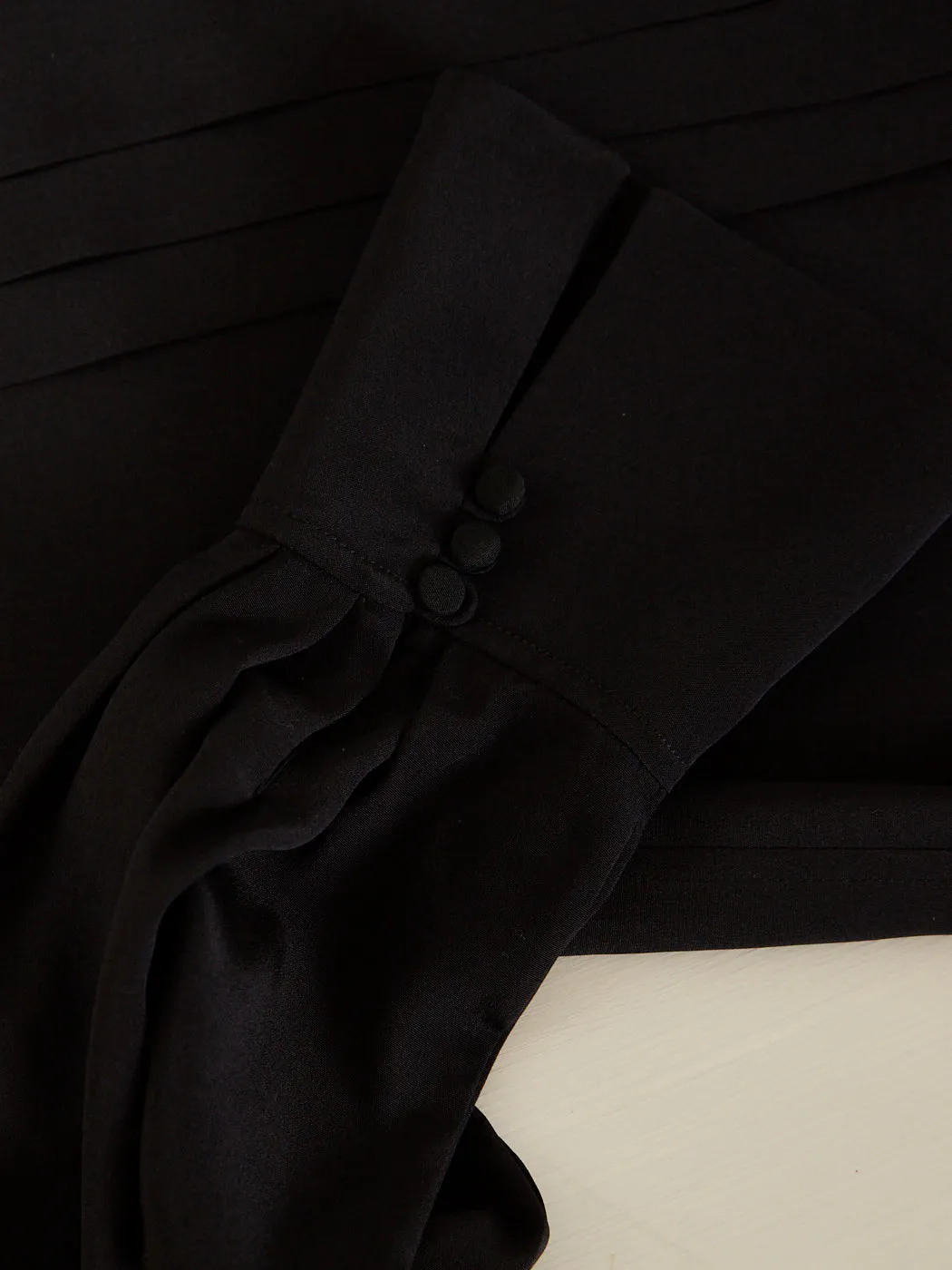 Iris Silk Blouse - Black