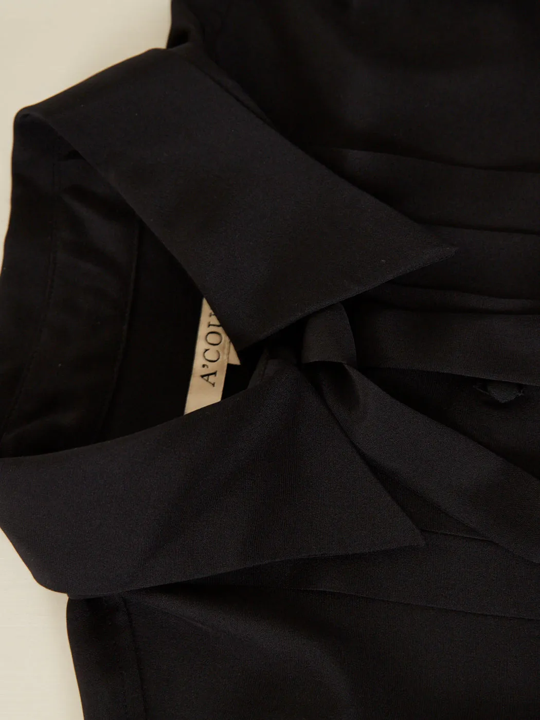 Iris Silk Blouse - Black