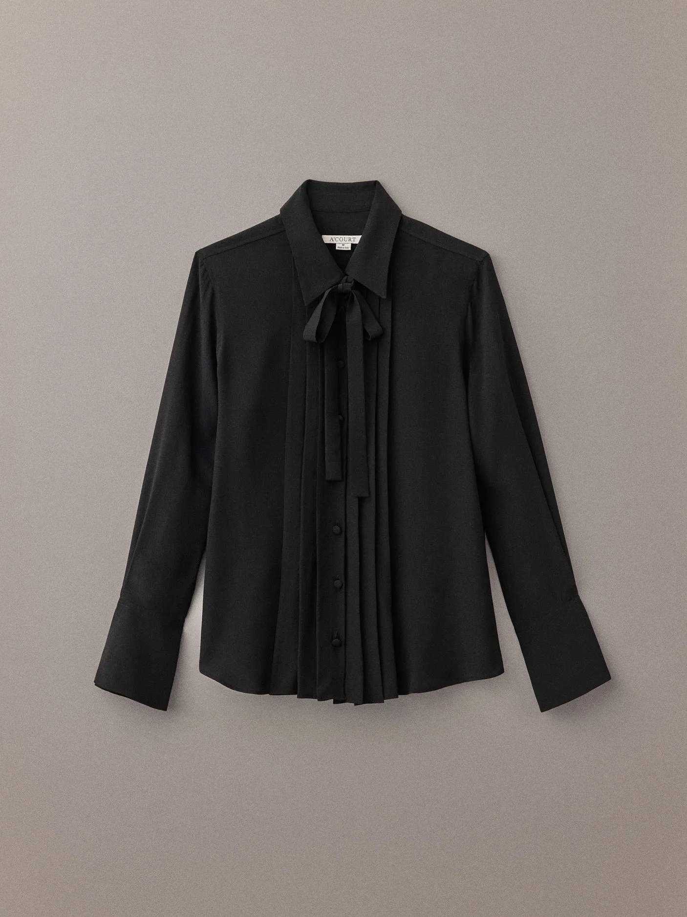 Iris Silk Blouse - Black