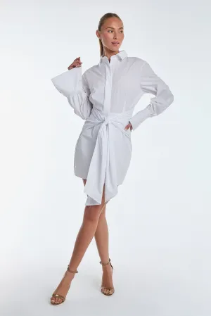 Lana Wrap Dress - White