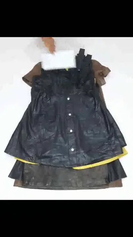 Leather Luxe: Vintage Y2K Leather & Rexine Dress  🌟👗(S-193)