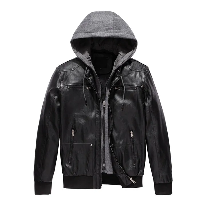 Marcus | Luxe Winter Leather Jacket