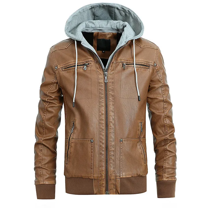 Marcus | Luxe Winter Leather Jacket