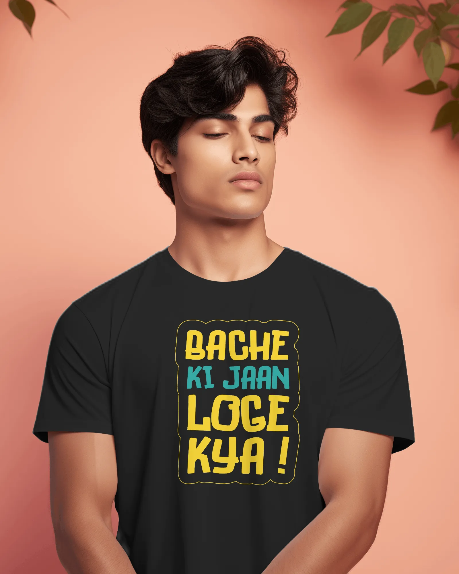 Men Half Sleeves T-Shirt - Bache Ki Jaan