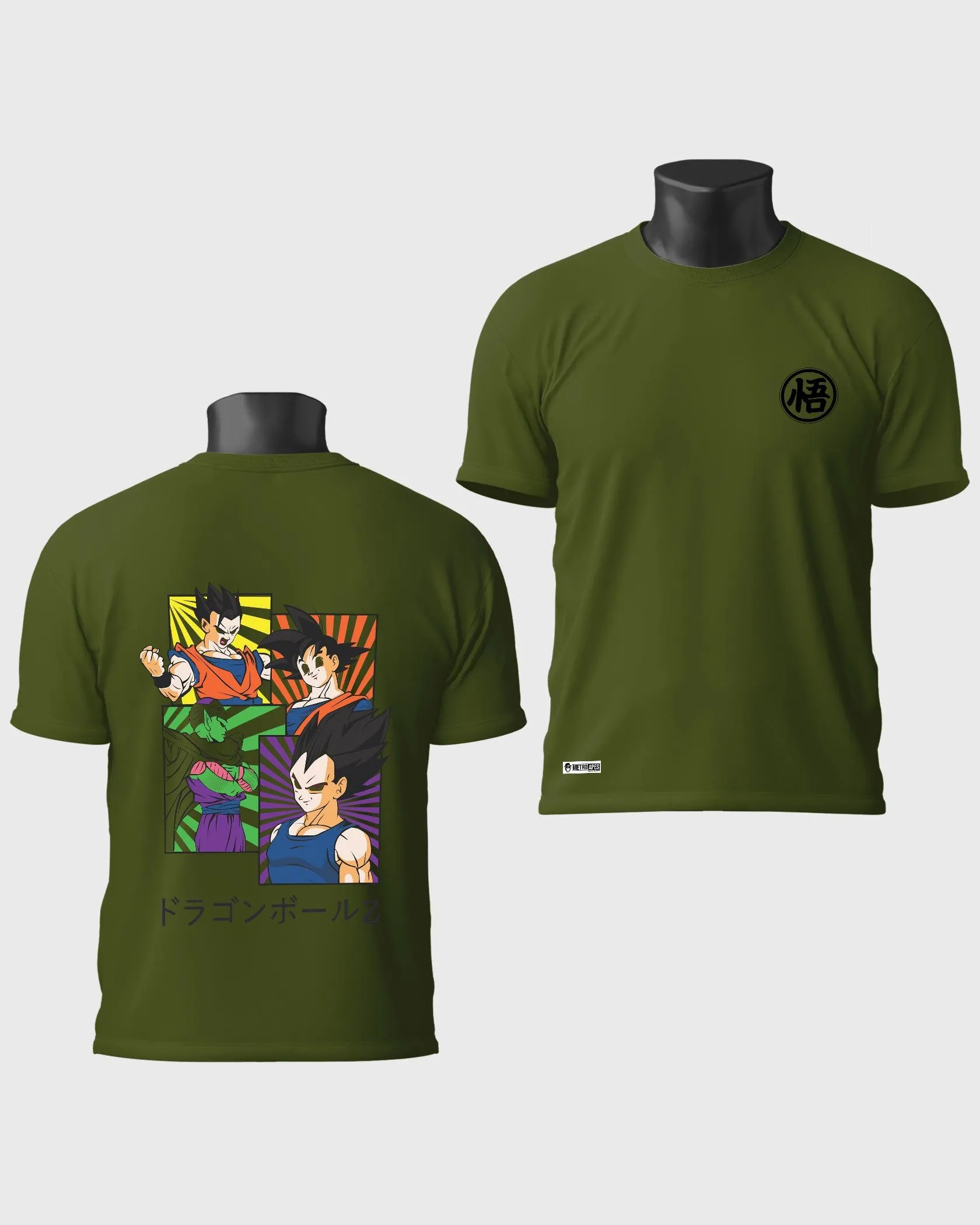 Mens Regular Tshirt Anime Dragonballz Team