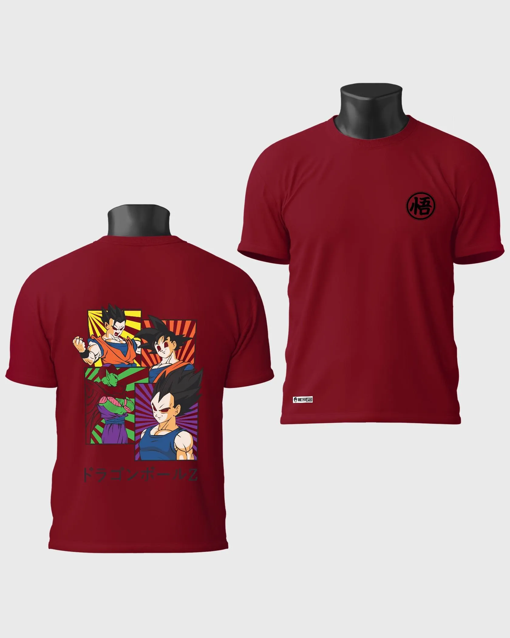 Mens Regular Tshirt Anime Dragonballz Team