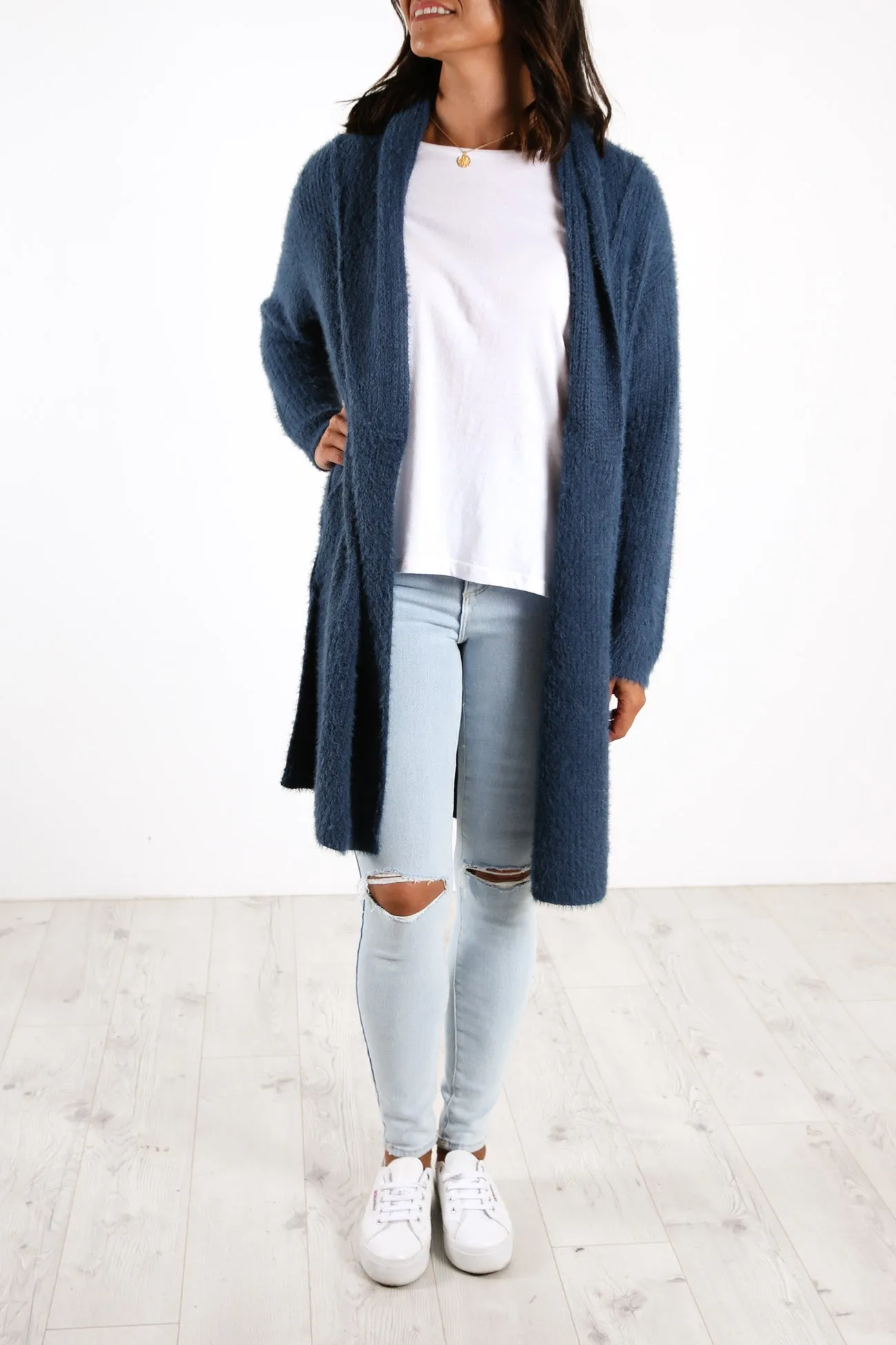 Mia Cardigan Turquoise