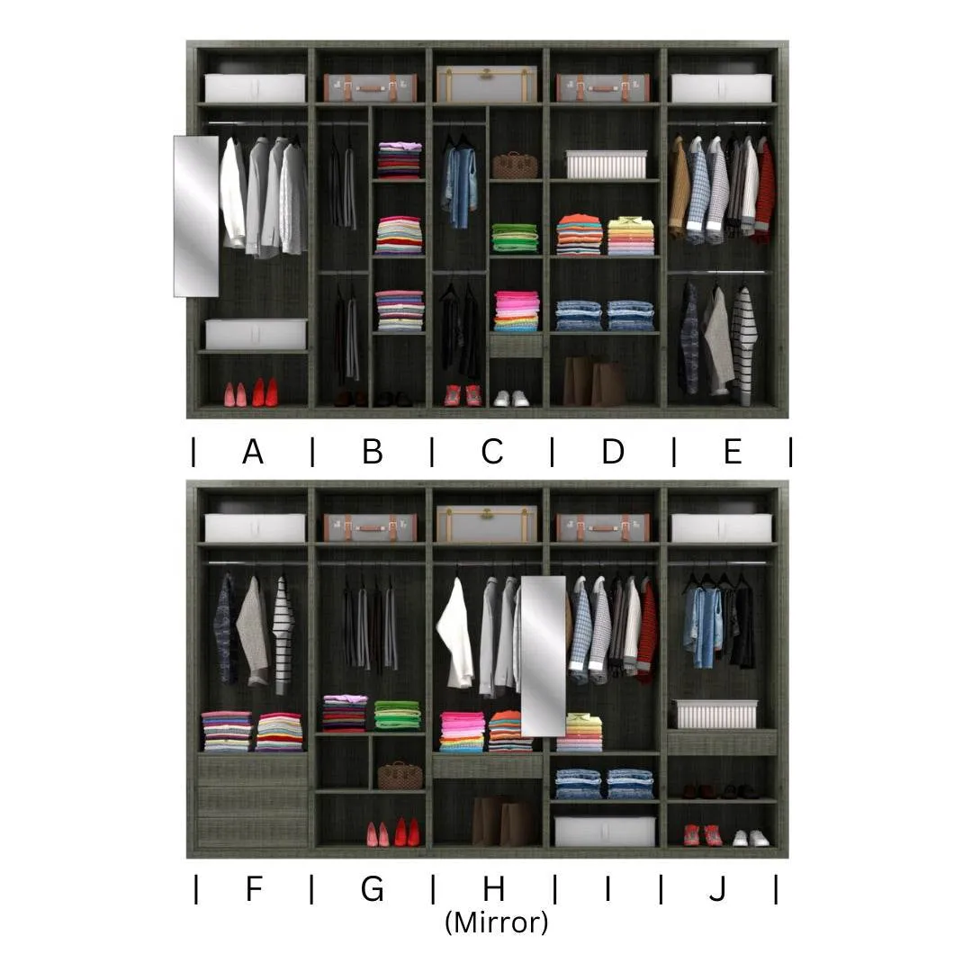 Modolva Modular Wardrobe W03