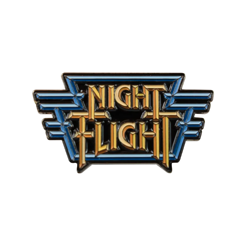 Night Flight Enamel Pin