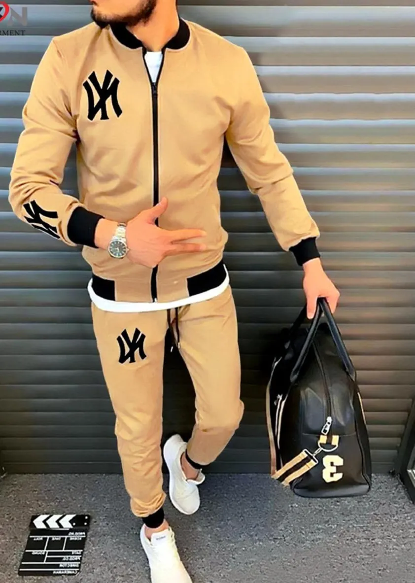 NY Printed Winter Tracksuit – Warm & Stylish Fleece Suit