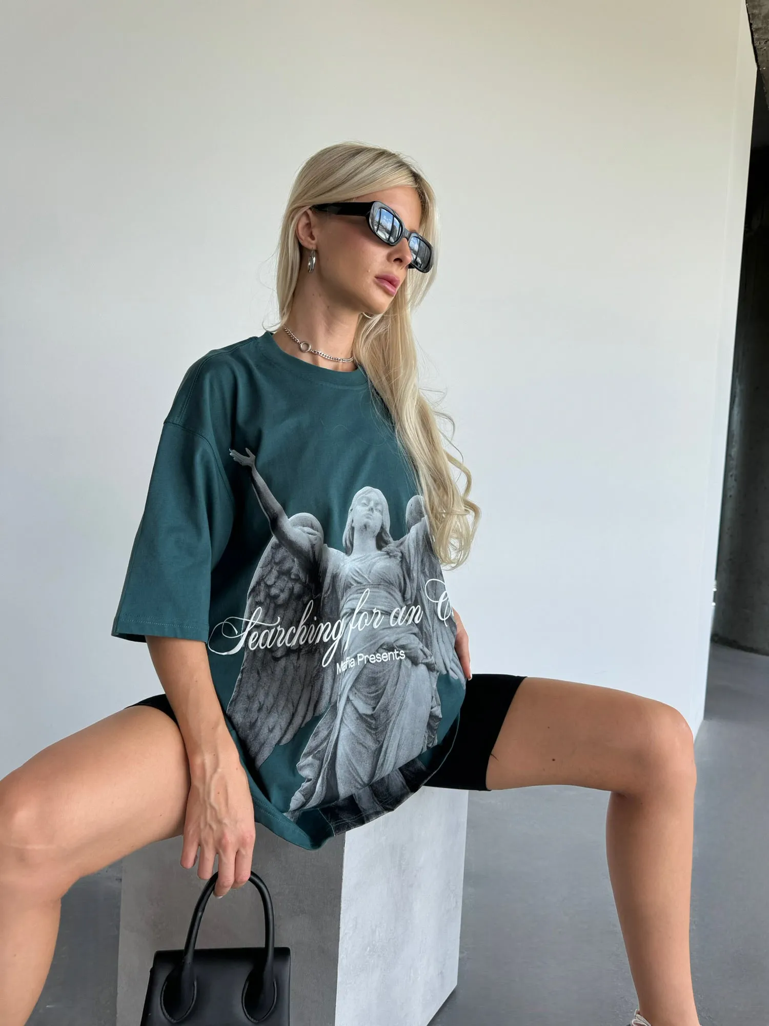 Oversize Escape T-shirt - Petrol