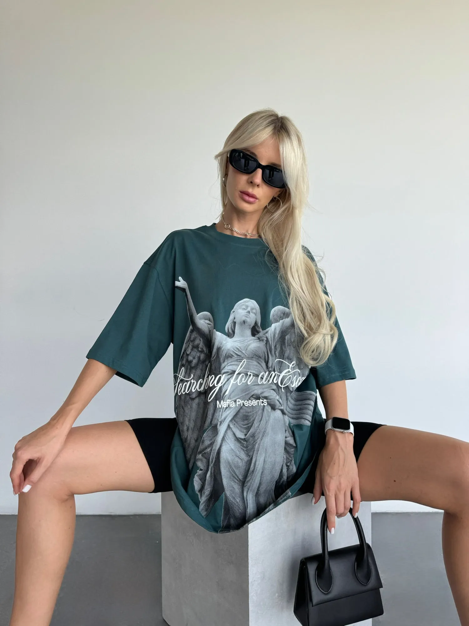 Oversize Escape T-shirt - Petrol