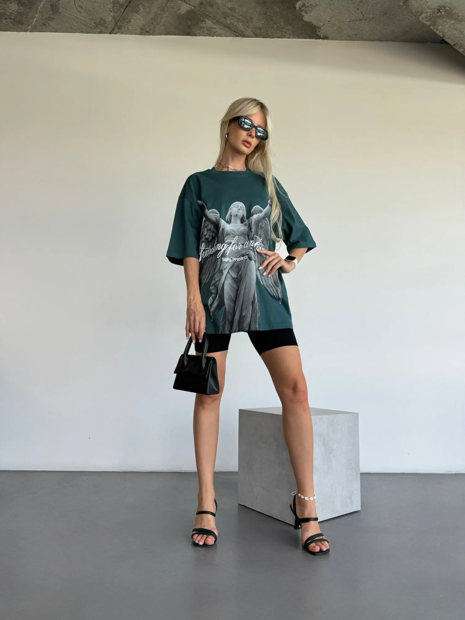 Oversize Escape T-shirt - Petrol