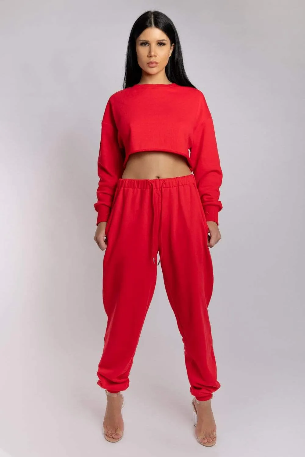 Oversized Jogger Bottoms - Jalapeno