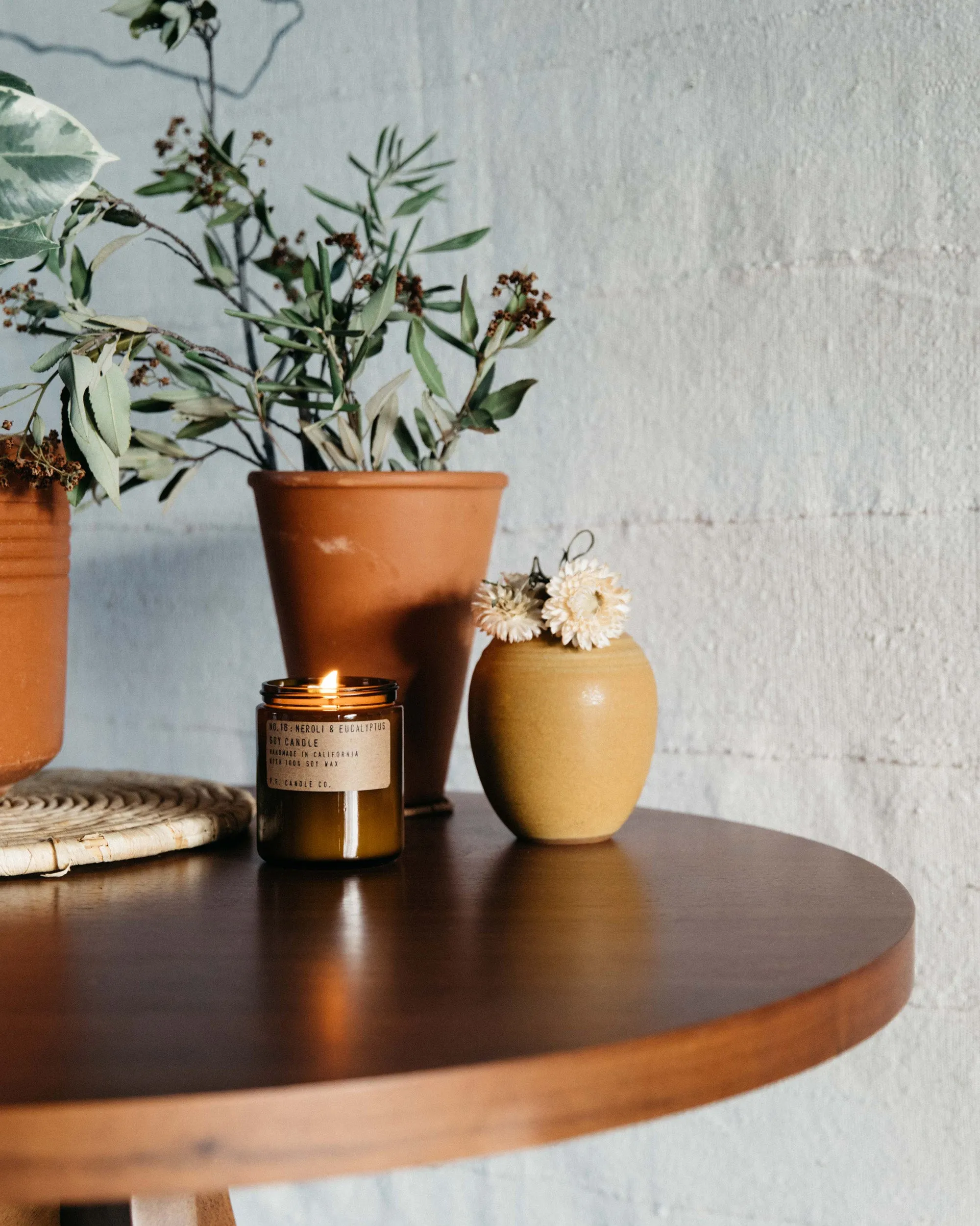 P.F. Candle Co. 7.2oz Standard Jar Candle - Neroli & Eucalyptus