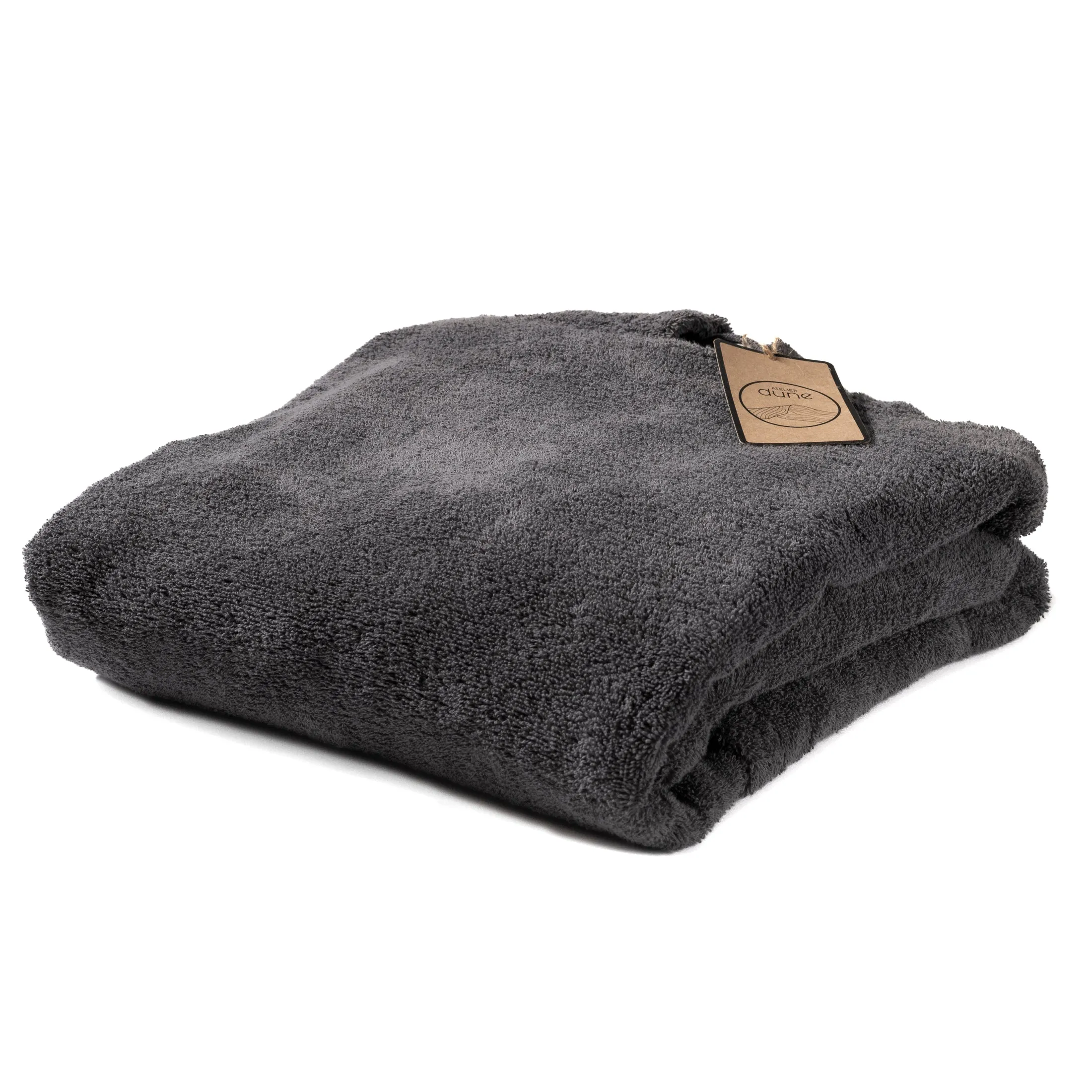 Poncho Premium coton bio - Graphite