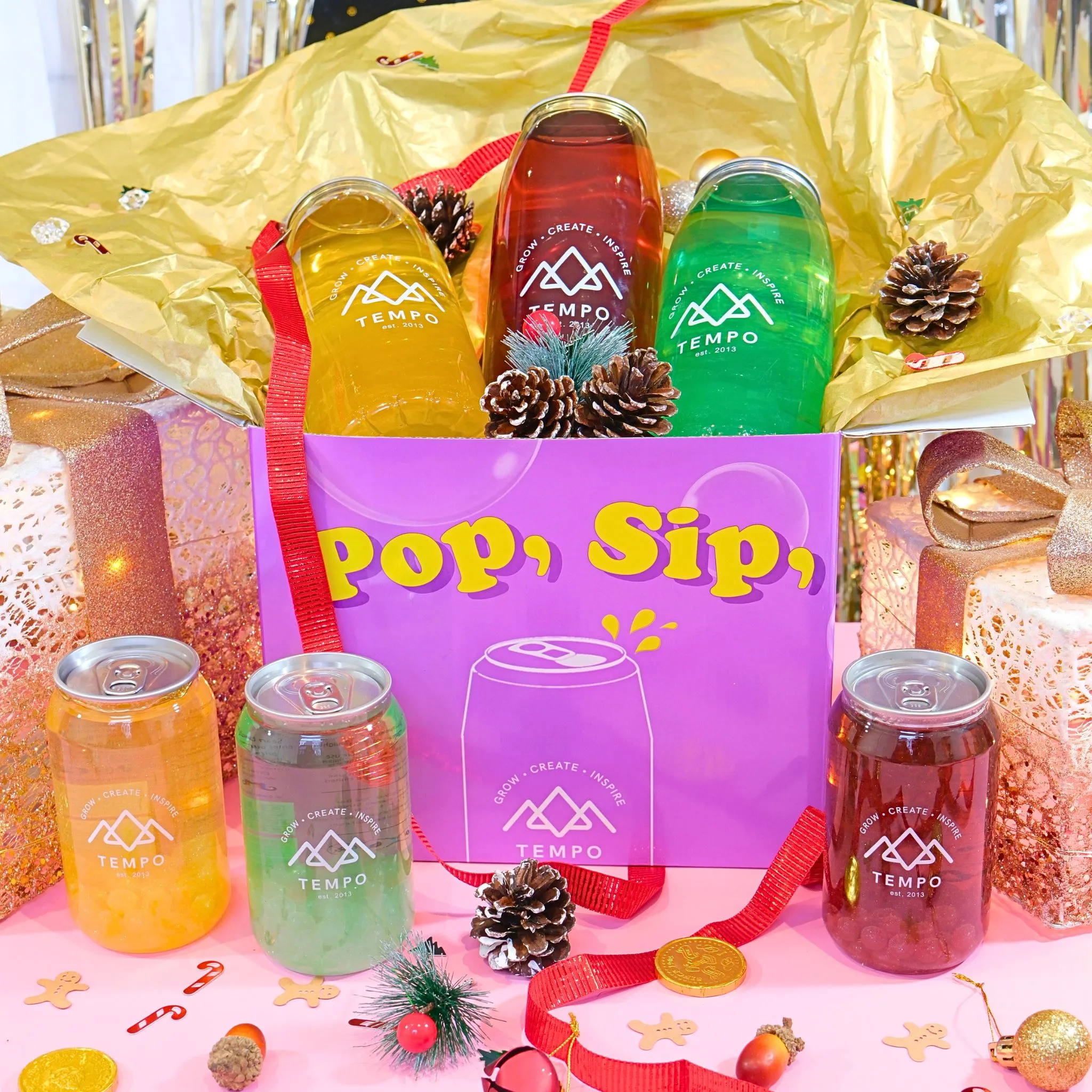 [PRE-ORDER] Limited Edition: Winter Bubble Tea Cans - 6 Pack