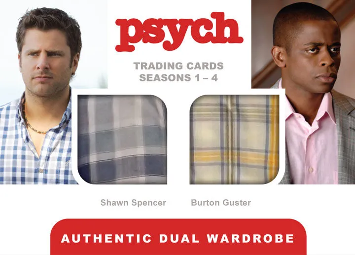 Psych Trading Cards Seasons 1-4