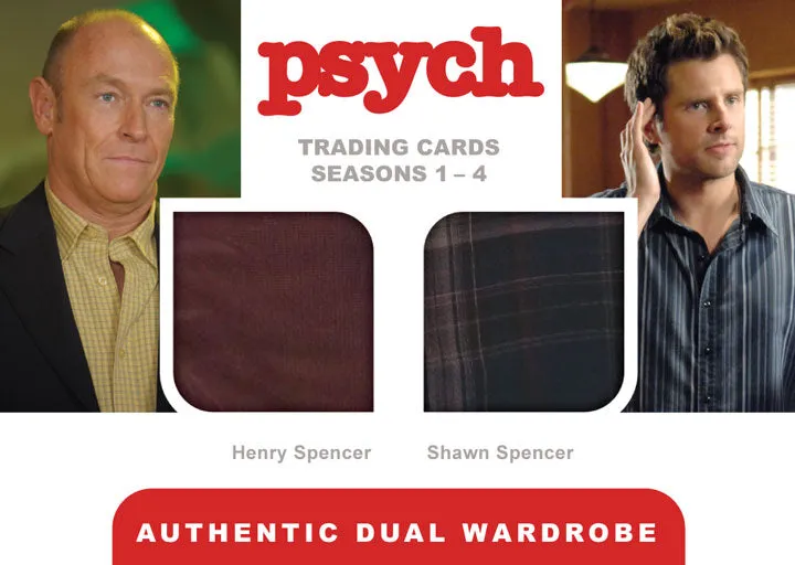Psych Trading Cards Seasons 1-4