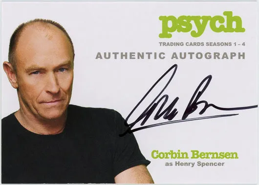 Psych Trading Cards Seasons 1-4