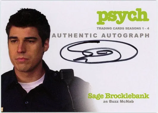 Psych Trading Cards Seasons 1-4